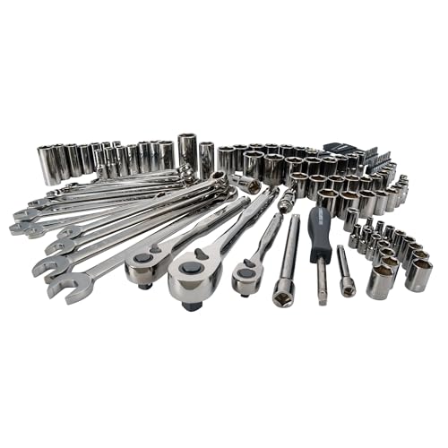 CRAFTSMAN Mechanics Tool Set, 1/4" & 3/8" & 1/2" Drive, SAE/Metric, 121 Piece (CMMT12033) - style: 121 Piece Set