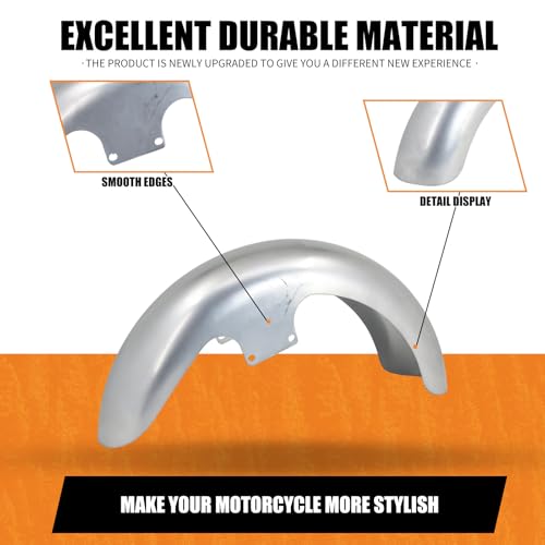 19 inch Front Fender Mudguard Fit For Harley Touring Road King FLHR Electra Glide FLHT Street Glide FLHX 2024-2025 CVO Road Glide 2023.5-2025 Unpainted - style: Unpainted 19inch 2024-2025