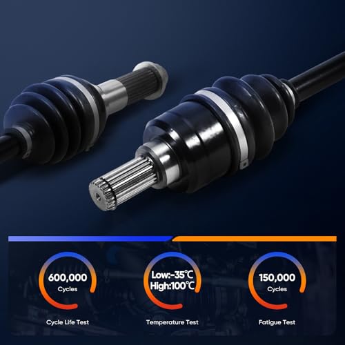 CV Axle Drive Shaft Assembly ECCPP fit 2011-2014 for Yamaha Grizzly 450