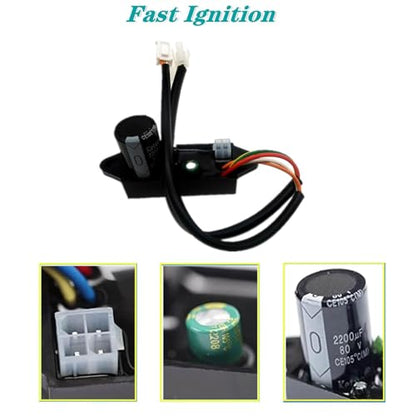 Ignition Control Module TJ113-2009-1 Compatible with Harbor Freight Predator 3500, Loncin LC3000i & LC3300i, Champion BE Pressure Inverter Generator 63584 Ignition Module