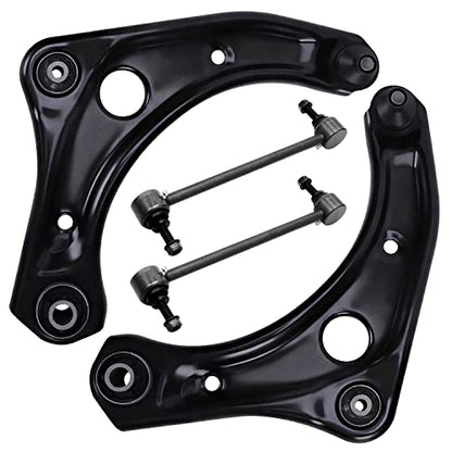 Detroit Axle - 4pc Front End Control Arms Kit for 12-19 Nissan Versa, 14-19 - size: 4CS48088/4PC