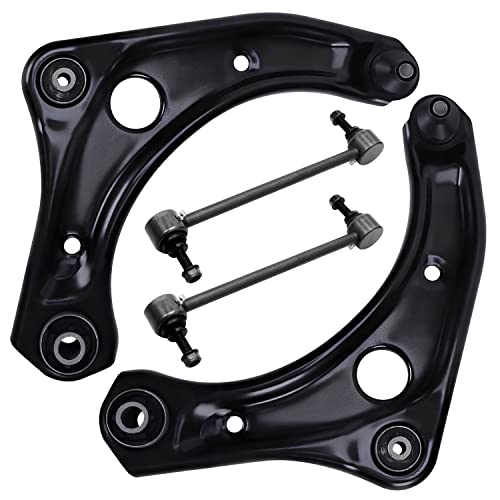 Detroit Axle - 4pc Front End Control Arms Kit for 12-19 Nissan Versa, 14-19 - size: 4CS48088/4PC
