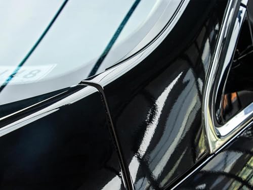 LZLRUN High Gloss Black Car Vinyl Wrap Film Air Release Bubble 1.65 x 5ft - size: 1.65FT x 5FT