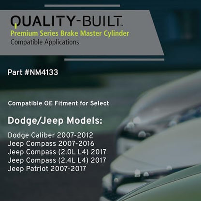 QUALITY-BUILT Brake Master Cylinder for 07-12 Dodge, NM4133 - size: NM4133