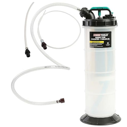 OEMTOOLS 24936 Manual Fluid Extractor Pump, 8L Oil Extractor Pump, 5ft Hose - size: 8.0 Liter