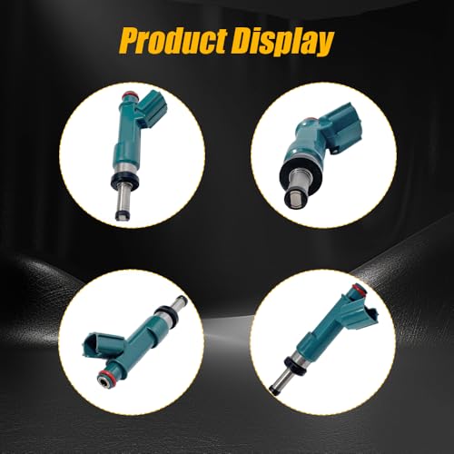 4Pcs 23250-37020 Fuel Injector Compatible with Toyota Prius Lexus