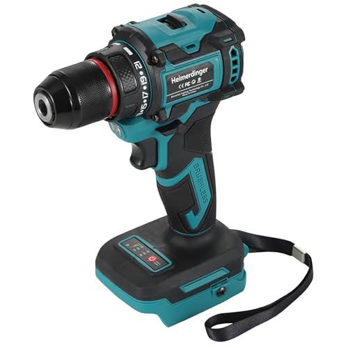 354 In-lbs Drill Driver for Makita 18V Battery, 3/8" Chuck, 21+1 - color: Turquoise and Black