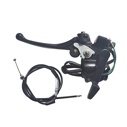 7/8" 22mm Thumb Throttle Cable Dual Brake Lever
