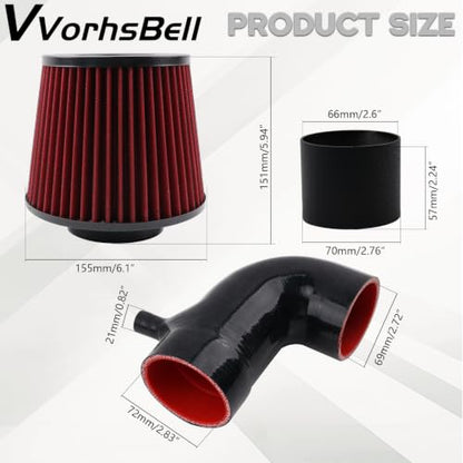 Cold Air Intake System for 2015+ Audi A4/A5 B9 2.0T TFSI Engine - size: 15+ Audi A4/A5 B9 2.0