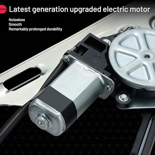 BDFHYK 741-645 Power Window Regulator with Motor for Car Front Right Passenger Side for Chevy Silverado, Tahoe, Suburban, Avalanche, for Cadillac Escalade for GMC Vehicle - size: Front Right, style: 1999-2006 Chevy Silverado 1500