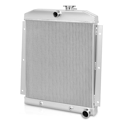 Auto Dynasty Full Aluminum Radiator Compatible with 1947-1954 Chevy Pickup Suburban L6 3-Row Cooling Radiator - style: 47-54 Chevy Pickup Suburban L6
