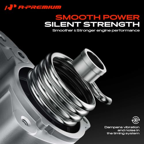 A-Premium Belt Tensioner Assembly with Pulley Compatible with BMW