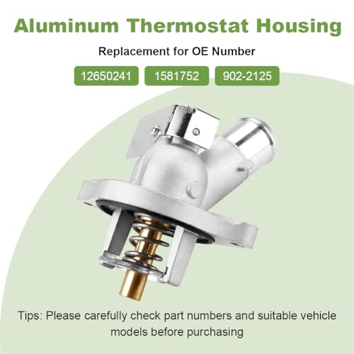 902-2125 Coolant Thermostat Housing Compatible with Cadillac ATS CT6 CTS - size: 902-2125