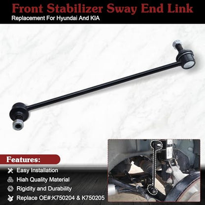 K750204 K750205 Sway Bar Link - Stop Clunking & Reduce Body Roll - color: 1*K750204 1*K750205, size: Sway Bar Link