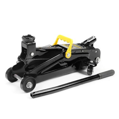 Torin 2 Ton Hydraulic Floor Jack, 4000 lbs Capacity Low Profile Trolley Service Jack with 5.2"-13.3" Lifting Range, Heavy Duty Steel Car Jack for Sport Utility Vehicle, Cars, Black - size: 2T