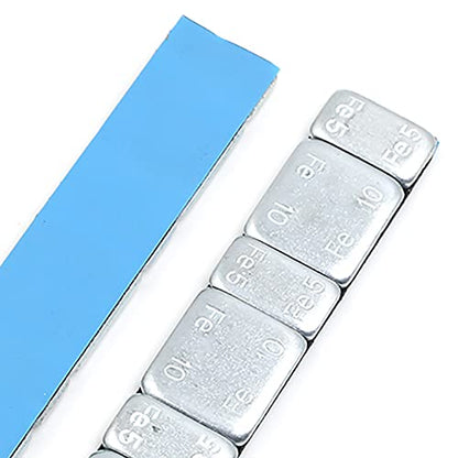 F FIERCE CYCLE 2.1oz Adhesive Back Wheel Balance Weights Strips for Motorcycle 124 x 18mm 2pcs (Pack of 2) - size: 14 x 10 x 1.5 cm (Pack of 2)