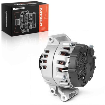 A-Premium Alternator, 12V 125A 5-Groove Pulley CW, Compatible with Pontiac