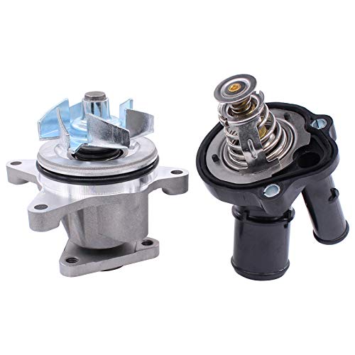 NewYall Water Pump and Thermostat Housing with Gasket Kit