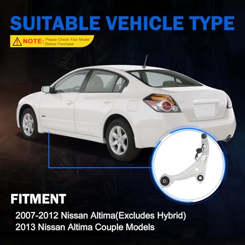 10pcs Front Lower Control Arms Suspension Kit for 2007-2013 Nissan Altima