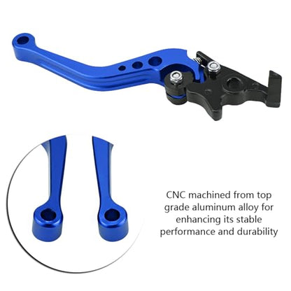BAFOVY Zerone CNC Aluminum Motorcycle Brake and Clutch Levers Handle Set, Blue - color: Blue
