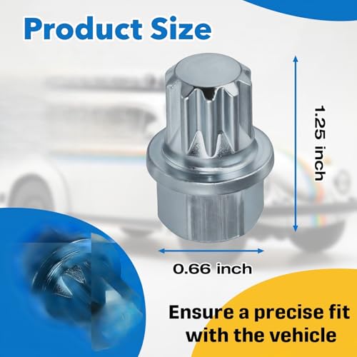 ABC0/10PT Wheel Lock Nut Key, 2 PCS