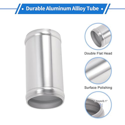 2" OD 0° 6063 Aluminum Alloy Tube Intercooler Pipe 4" Length - size: 2"OD 4"Length