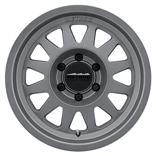 Method Race Wheels 704 Titanium 17x8.5" 6x5.5", 0mm offset 4.75" Backspace, MR70478560800 - color: Titanium, size: 17x8.5 inches, 6x5.5, 0/4.75"