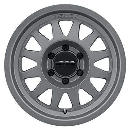 Method Race Wheels 704 Titanium 17x8.5" 6x5.5", 0mm offset 4.75" Backspace, MR70478560800 - color: Titanium, size: 17x8.5 inches, 6x5.5, 0/4.75"