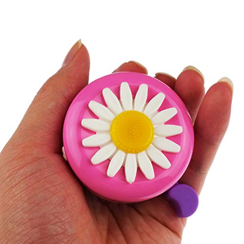 2 Pack Bicycle Bike Handlebar Scooter Streamers,1 Pack Bicycle Bell and Bicycle Handle Bar Grips - color: Pink bell+Hot pink bike streamers+ Pink bike grips