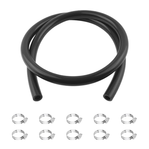 5Ft 1/2 Car Heater Hose with 10PCS Clamps,ID 14mm & OD 21mm Coolant Hoses to Transport Air/Water,Straight Car Accessories 5/8 Silicone Heater Hose Working Pressure 250 PSI (1/2 inch) - color: 1/2 inch