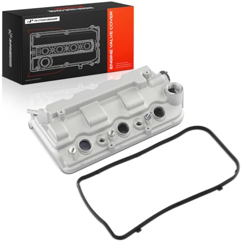 A-Premium Front Side Engine Valve Cover with Gasket Compatible with Honda Acura Model - 2008-2017 - Accord, Crosstour, Odyssey, Pilot, Ridgeline, RDX, TL, V6 3.5L Gas, Replace# 12310R70A00 12310R70A10