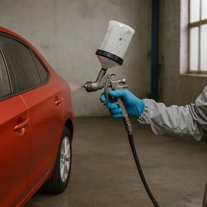 Disposable Paint Spray Gun Cup System, 180ml / 6oz (200ml / 6.8oz Max) - size: 180ml / 6oz, style: 10 Count