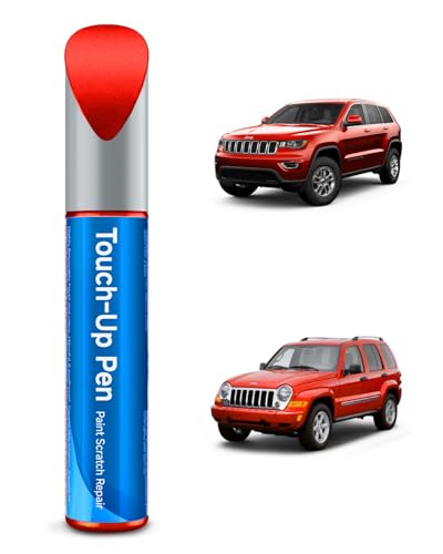 Touch Up Paint Compatible with Jeep Exact Match Touch Up Paint Car Scratch Repair (Flame Red(PR4/TR4) Compatible with Cherokee/Liberty) - color: Flame Red(PR4/TR4) Compatible with Cherokee/Liberty