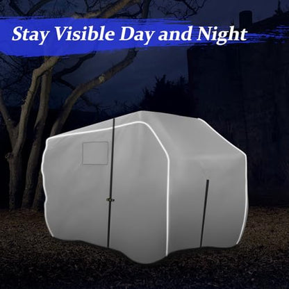 ATV Covers Waterproof Outdoor Heavy Duty, 95" L * 50" W * 48" H, Gray - color: Gray, size: 95"L x 50W" x 48"H