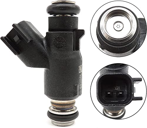 27709-06A 2pcs Set Fuel Injector 6 Holes Replacement for 2006-2015 Harley Davidson Motorcycle 25 Degree 27625-06 R2025DEG