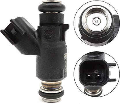 27709-06A 2pcs Set Fuel Injector 6 Holes Replacement for 2006-2015 Harley Davidson Motorcycle 25 Degree 27625-06 R2025DEG