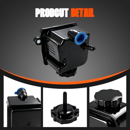 0004600183 Power Steering Reservoir with Cap for Mercedes-Benz - size: 0004600183