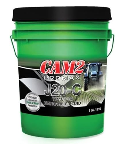 CAM2 Promax J20-C Tractor Hydraulic Fluid, Premium Heat & Wear Reduction, 5 Gallon