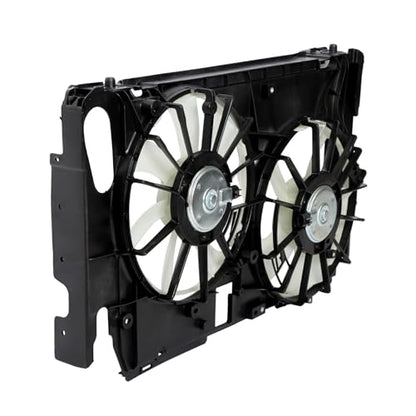 Radiator Cooling Fan Assembly Replacement for Toyota RAV4 2.4L 2006-2008 Replacement for Lexus IS350 2006-2013 1636128240 620512 TO3117102 1636328290-PFM