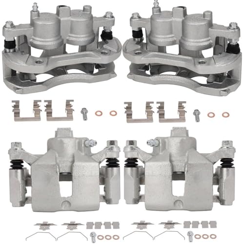 ECCPP Front & Rear Disc Brake Calipers Assembly w/Bracket Replace#18B4988 - size: Front & Rear[18B4988 18B4989 18B4644 18B4645 ]