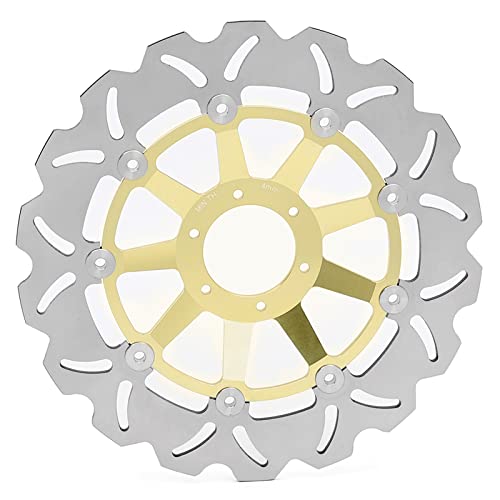 Front Rear Brake Disc Rotors Pads Kit for Honda CBR 900 RR Fireblade 1998 1999 - color: Gold, size: CBR 900 RR Fireblade 1998 1999