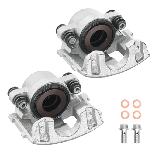 Front Brake Caliper Assembly for Jeep Cherokee 1990-2000 2.5L 4.0L - size: Front[18-4339 & 18-4340]