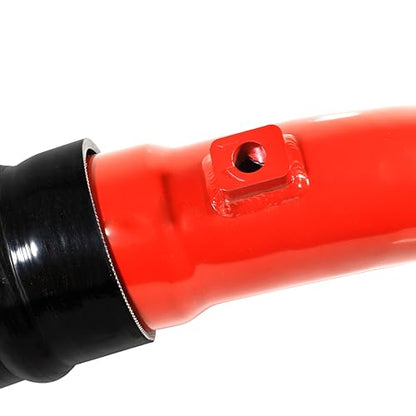 Cold Side Charge Pipe for 2017-2026 6.7L Ford Powerstroke Turbo Intercooler - color: Red