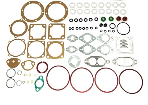 Engine Valve Cover Gasket Set Complete Set with Grommets for 1989-1993 Dodge W350 for 1989-1993 Dodge W250 for Dodge D350 for Dodge D250 for Dodge Ram 2500 5.9L H4 FS21132C