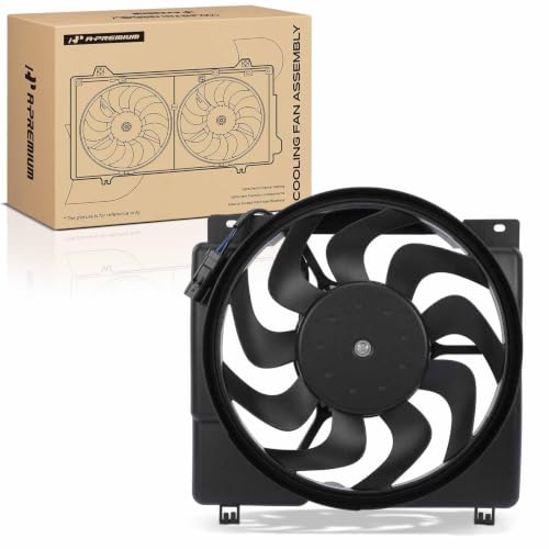 A-Premium Radiator Fan Assembly Compatible with Jeep