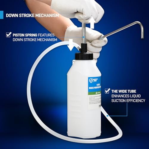 SMOTIVEPRO 1.05 Quart / 1 Liter Multi-Purpose Oil Transfer Pump - size: 1 Liter