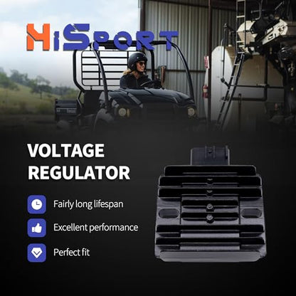 HiSport 21066-0039 Voltage Regulator Rectifier (Under 150W 15A)