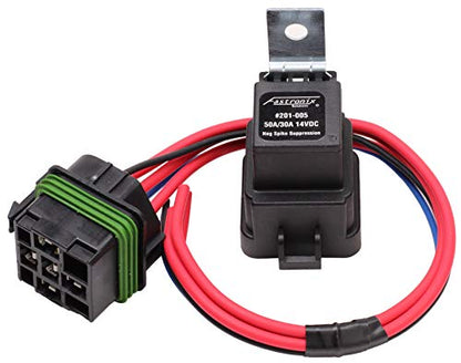 Fastronix 50/30 Amp Weatherproof Automotive Relay and Socket Kit - size: Wired Relay and Socket