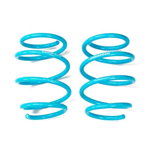 Godspeed LS-TS-HA-0027-B Traction-S Performance Lowering Springs, Reduce Body Roll, Improved Handling, Set of 4, compatible with Honda Civic Non-Si (FE/FL) 2022-26