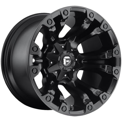 FUEL Vapor BD-Matte BLK Wheel with Painted (20 x 12. inches /5 x 139 mm, 1 mm Offset)